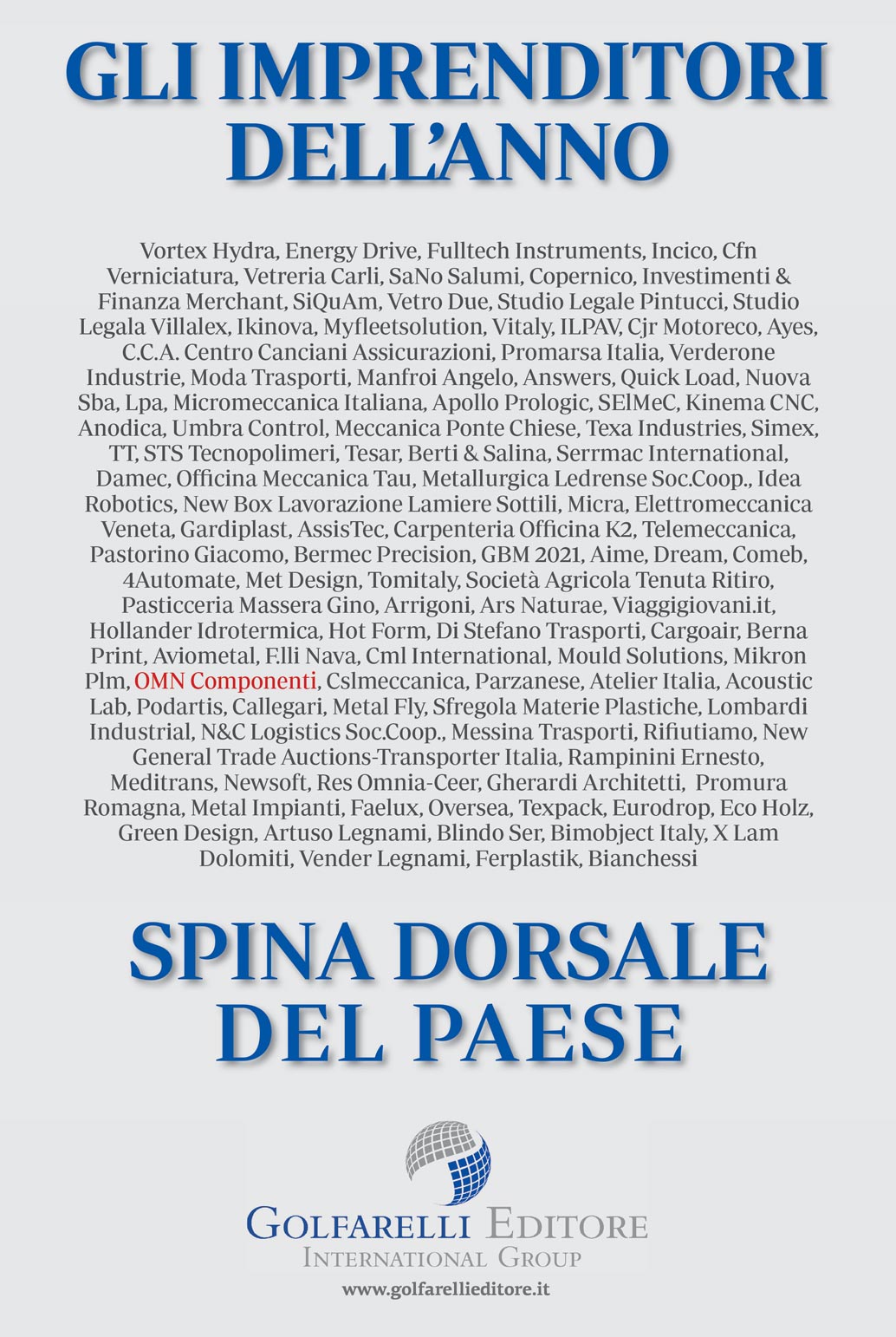 Imprenditori-dell'anno Riconoscimento Imprenditori dell'anno - Golfarelli Editore